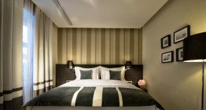 Hotel Slon’s luxuriously appointed Deluxe Rooms