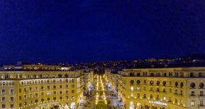 Thessaloniki-Aristotelous-Square-by-night