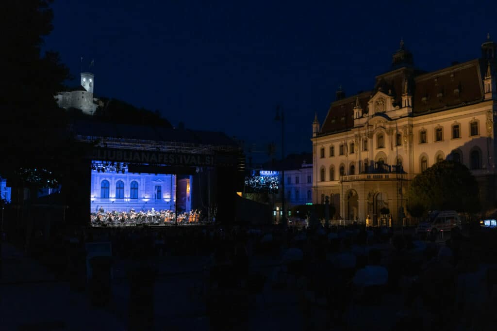 ljubljana festival kongresni trg square