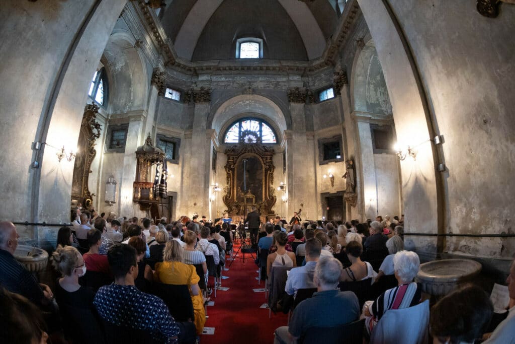 ljubljana festival krizanke church