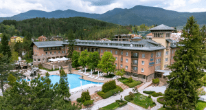 velingrad-spa-hotel-dvoretsa-drone-photo-pool-vacation-spa